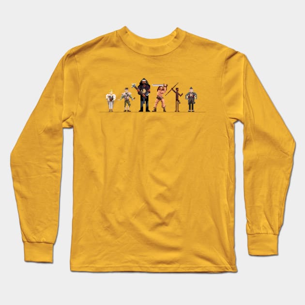 Conan the Pixelated Long Sleeve T-Shirt by 84Nerd